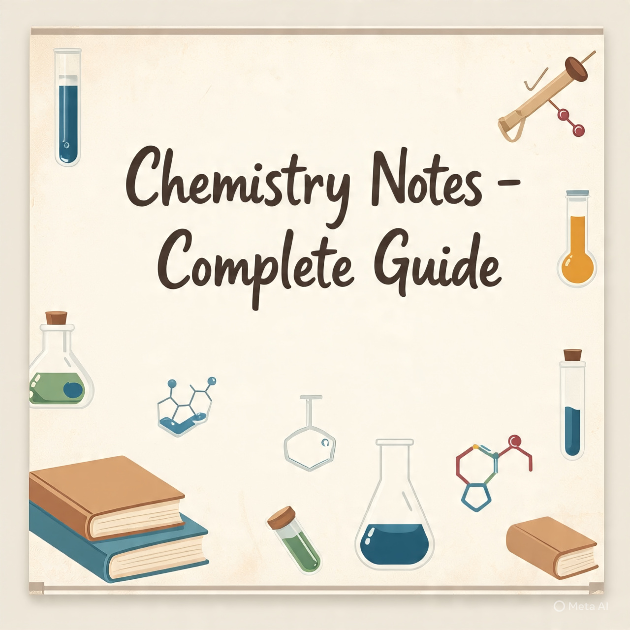 Chemistry Notes — Complete Guide for Class 9, 10, 11 & 12
